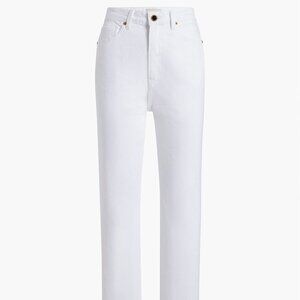 KHAITE Danielle Jeans in White size 28 NWOT